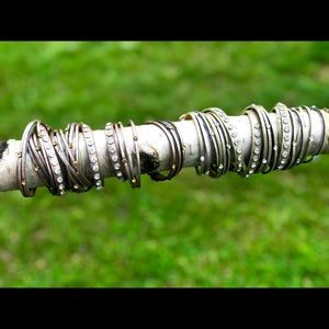Leather studded wrap bracelet